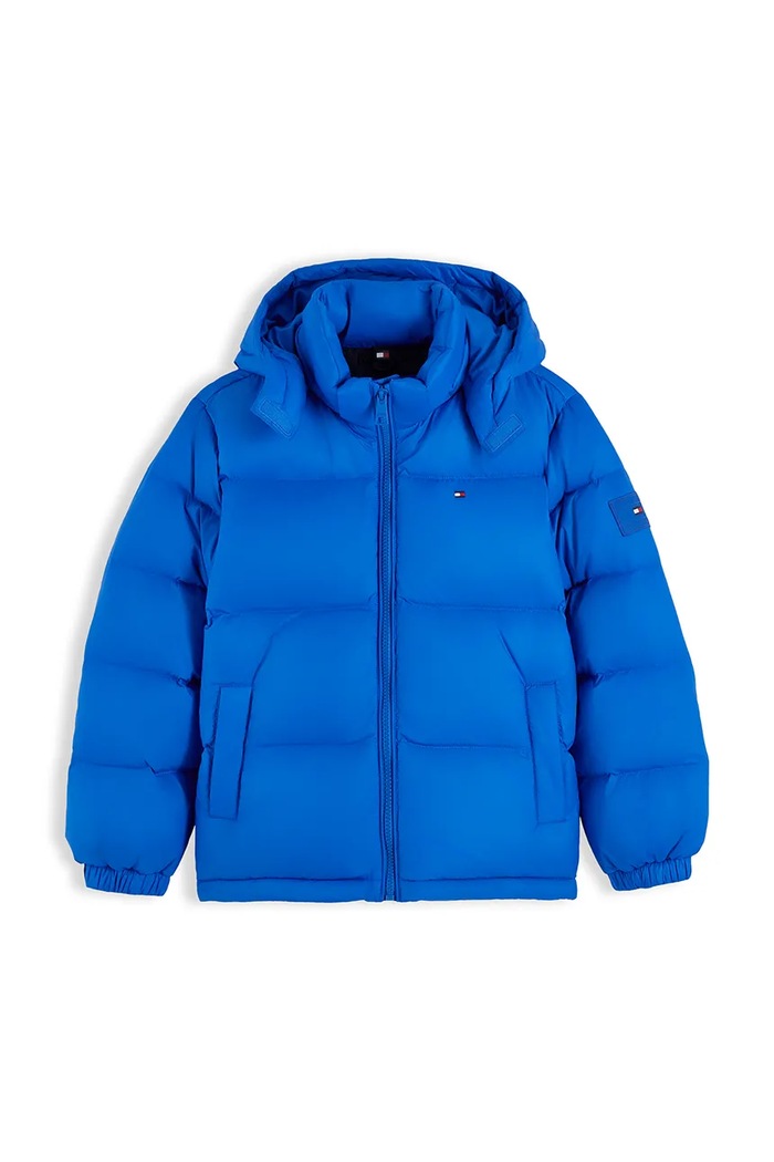 Tommy Hilfiger Kurtka puchowa dziecięca KB0KB10091.128.176.9BY2 niebieski AW26