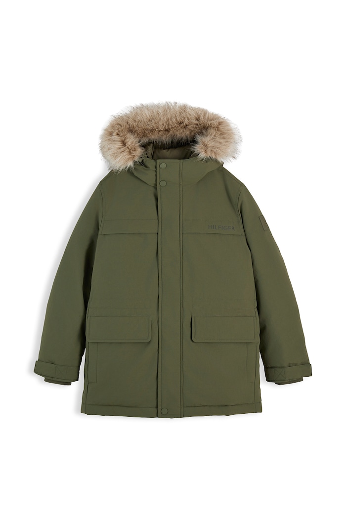 Tommy Hilfiger Kurtka zimowa dziecięca zielony KB0KB10709.9BY2