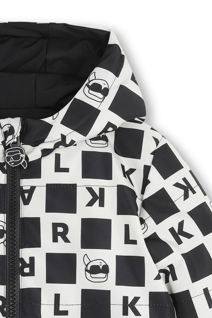 Χειμερινό μπουφάν παιδικό Karl Lagerfeld μαύρο Z31480.86.108