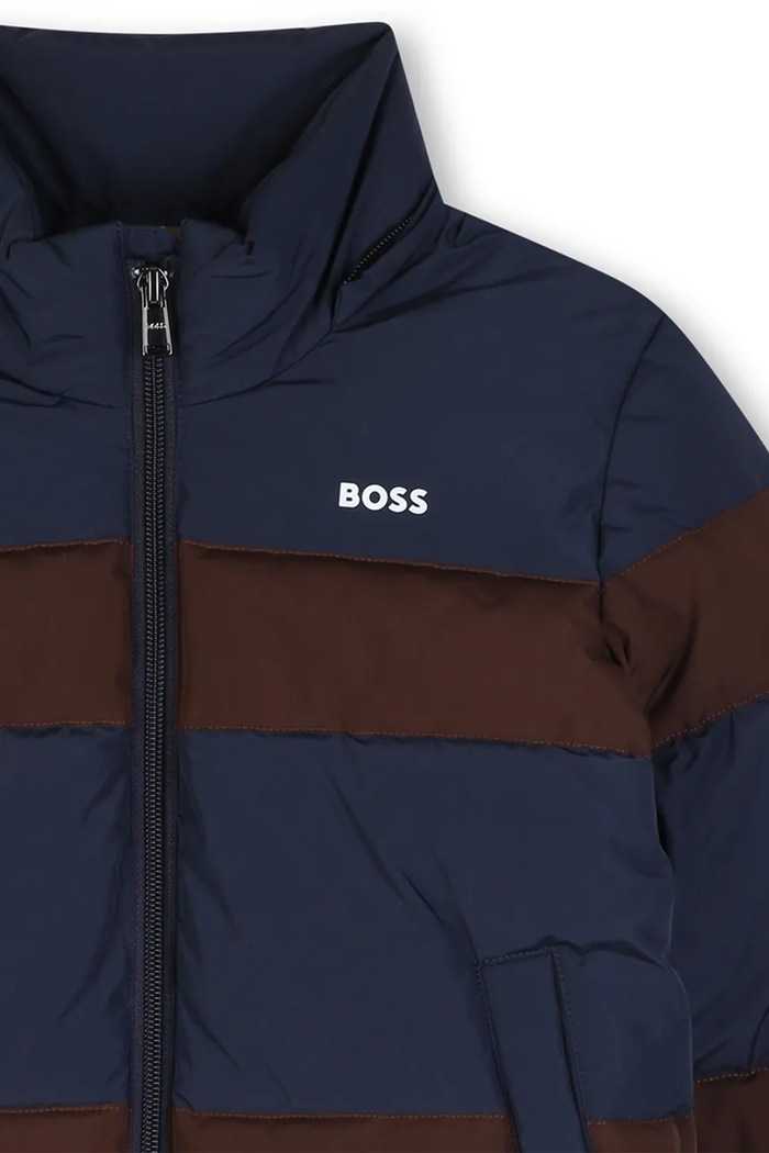 BOSS Prošívaná bunda dětská J53435.114.150