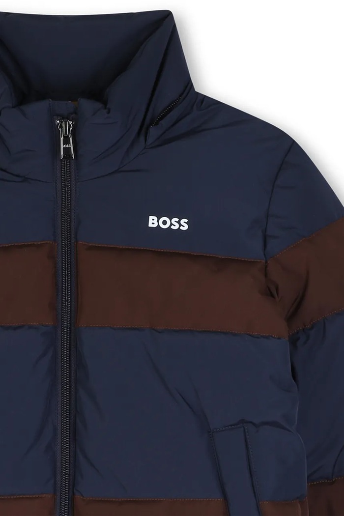 BOSS Prošívaná bunda dětská J53435.162.174