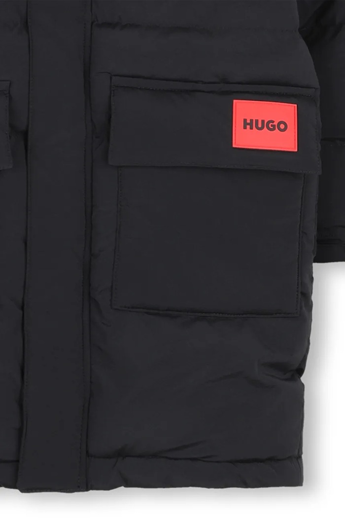 Zimska jakna za djecu HUGO G01256.114.150 crna