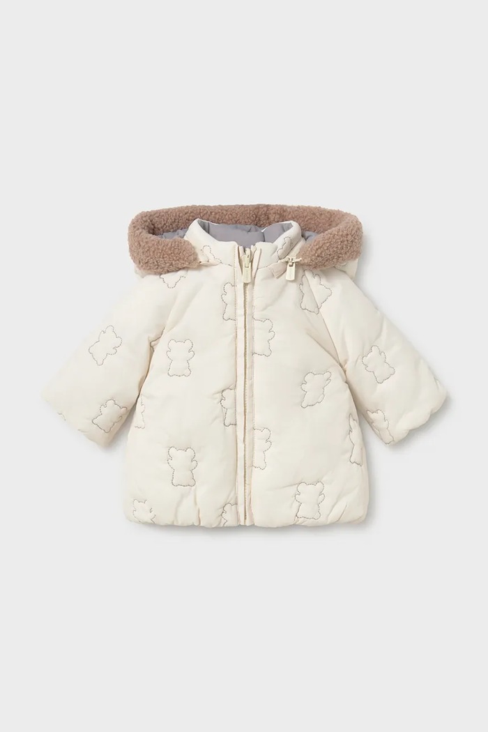 Mayoral Newborn jachetă reversibilă pentru bebeluși alb 2413.1N.Newborn.9BY2