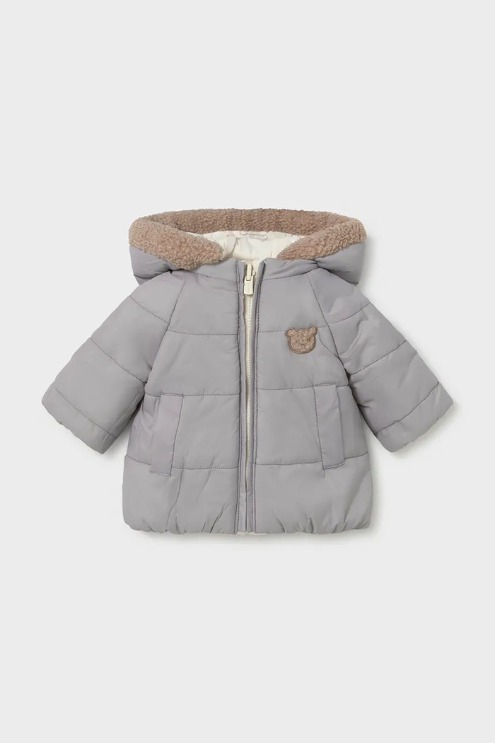 Băieți Mayoral Newborn jachetă reversibilă pentru bebeluși 2413.1N.Newborn.9BY2 alb