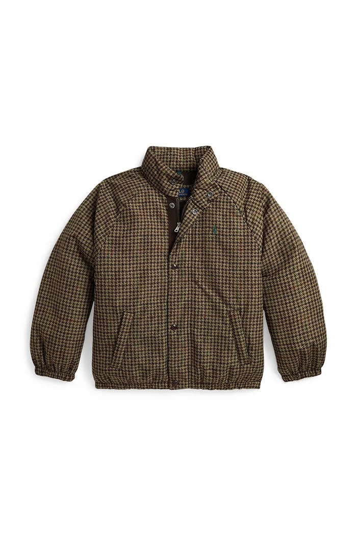 Polo Ralph Lauren jakna za djecu 323B23424001 smeđa AW26