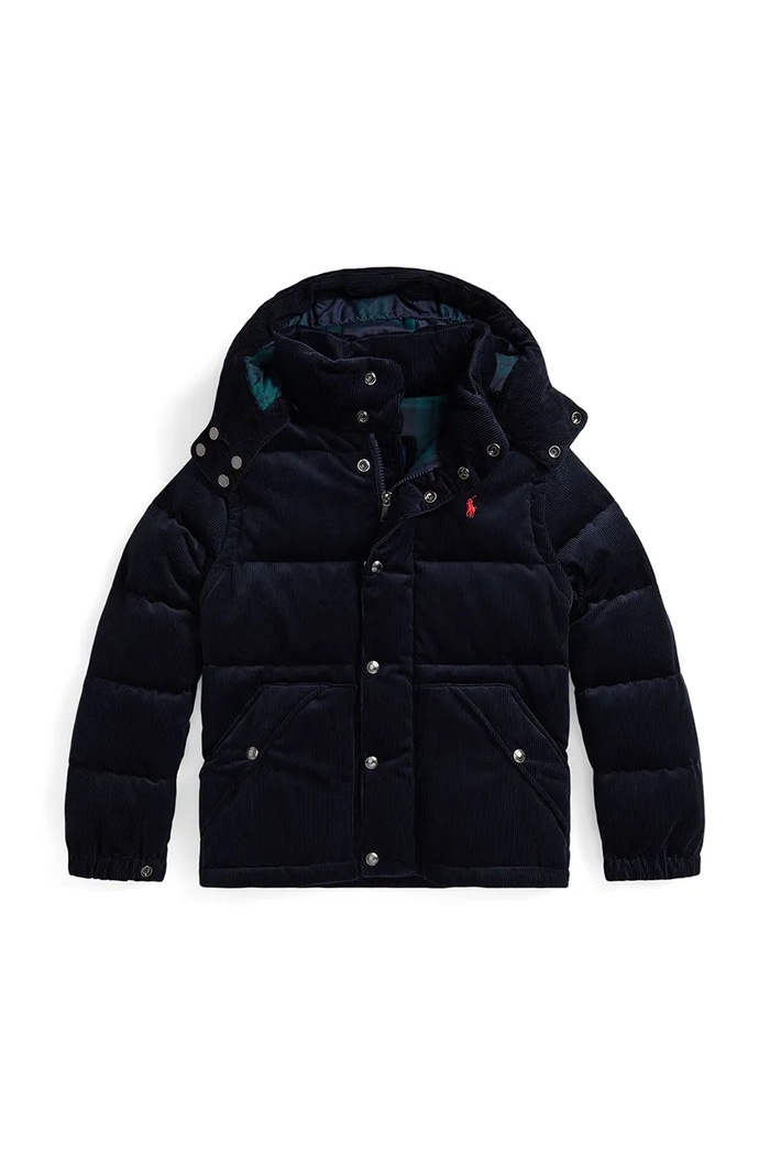 Polo Ralph Lauren pernata jakna za djecu od pamuka 323979092001 mornarsko plava AW26