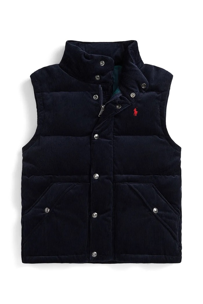 Polo Ralph Lauren pernata jakna za djecu od pamuka mornarsko plava 323979092001