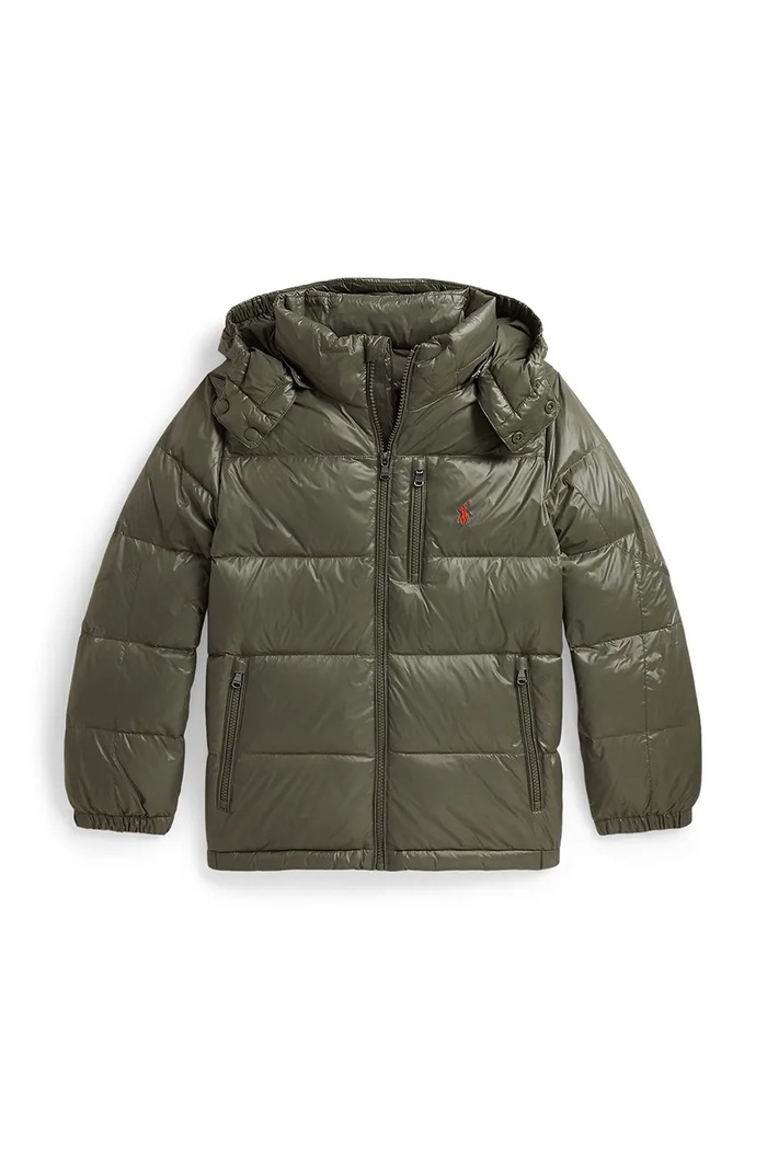 Polo Ralph Lauren Пухено яке за деца 323978459500 зелен AW26