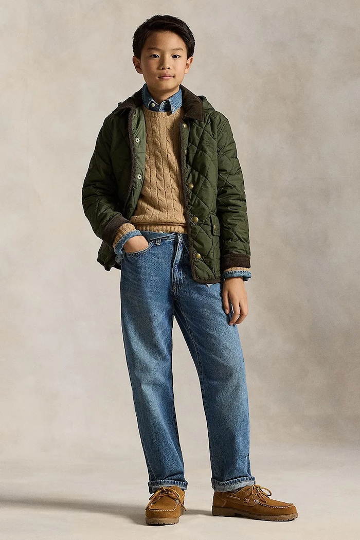 Капитонирано яке за деца Polo Ralph Lauren 323943455005 зелен