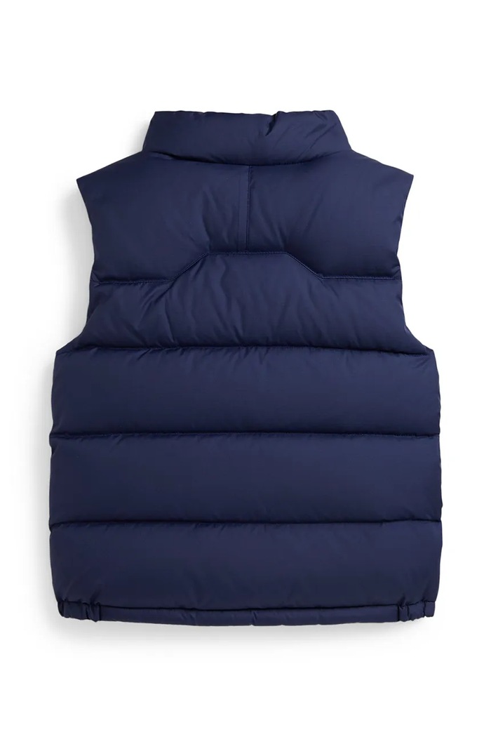 Polo Ralph Lauren smanicato in piumino per bambini 322969863002 blu navy AW26