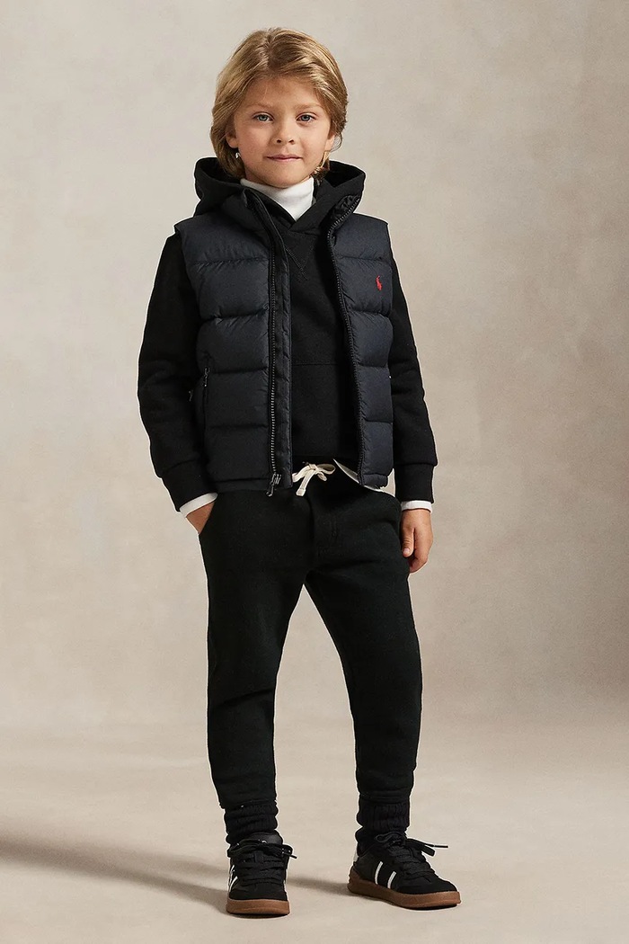 Polo Ralph Lauren pernati prsluk za djecu 322969863001 crna
