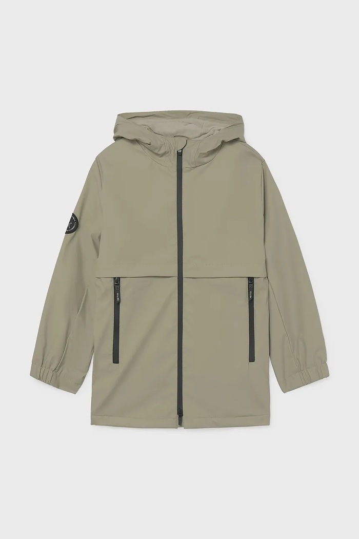 Mayoral протидощова куртка дитяча 7419.7A.Junior.9BY2 бежевий AW26