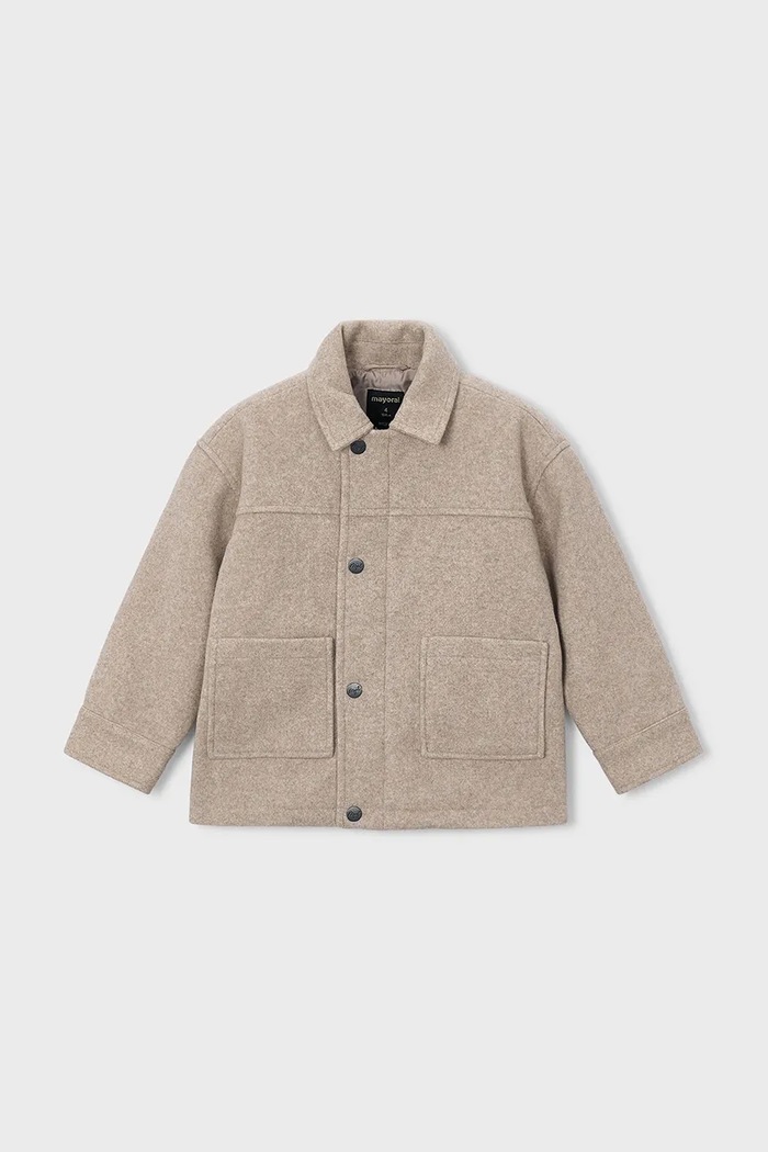 Mayoral куртка дитяча 4467.5H.Mini.9BY2 бежевий AW26