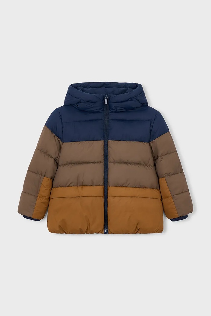 Mayoral Prešívaná bunda detská 4403.5G.Mini.9BY2 hnedá AW26