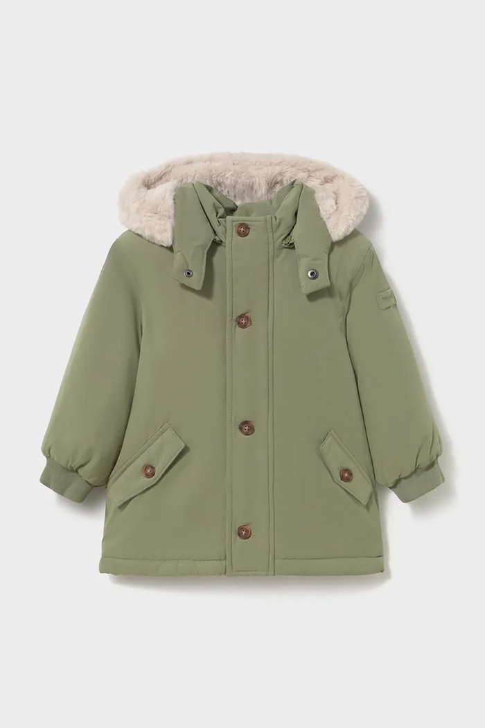 Mayoral Parka dziecięca zielony 2425.3F.Baby.9BY2