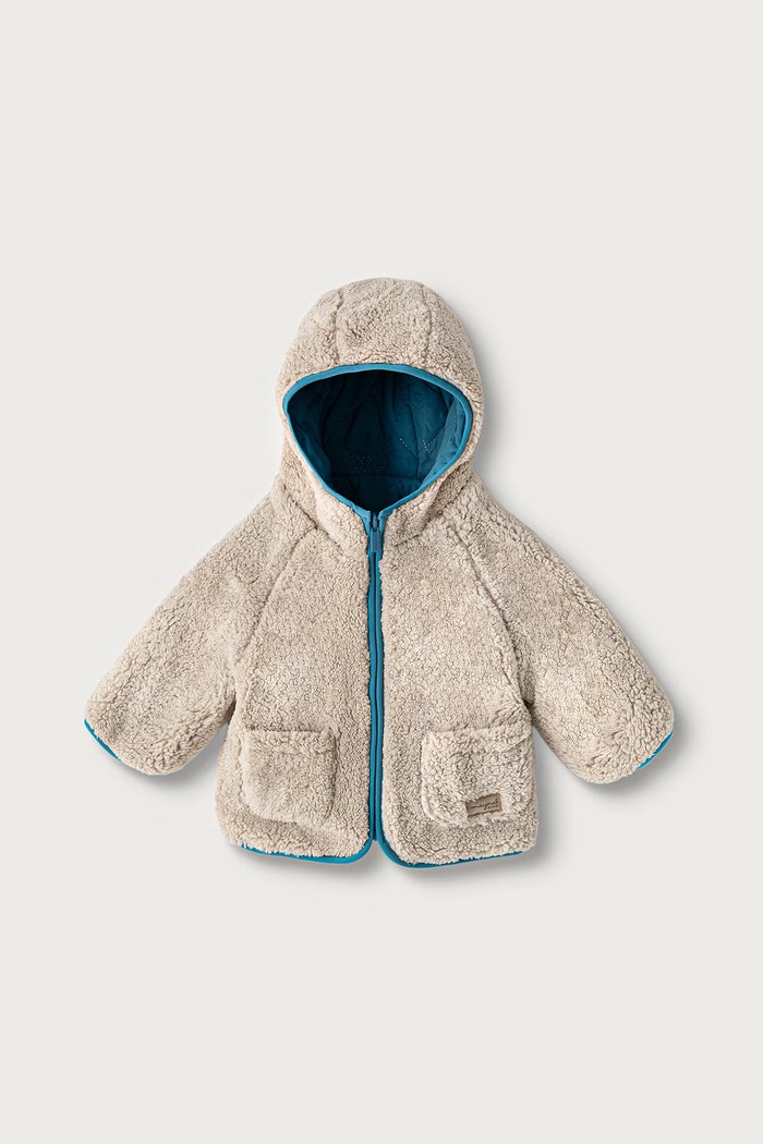 Mayoral Obojstranná bunda detská 2424.3E.Baby.9BY2 modrá AW26