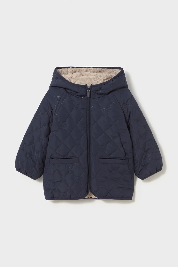 Mayoral dvostrana jakna za djecu mornarsko plava 2424.3E.Baby.9BY2