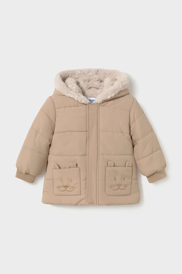 Mayoral стьобана куртка дитяча бежевий 2423.3E.Baby.9BY2