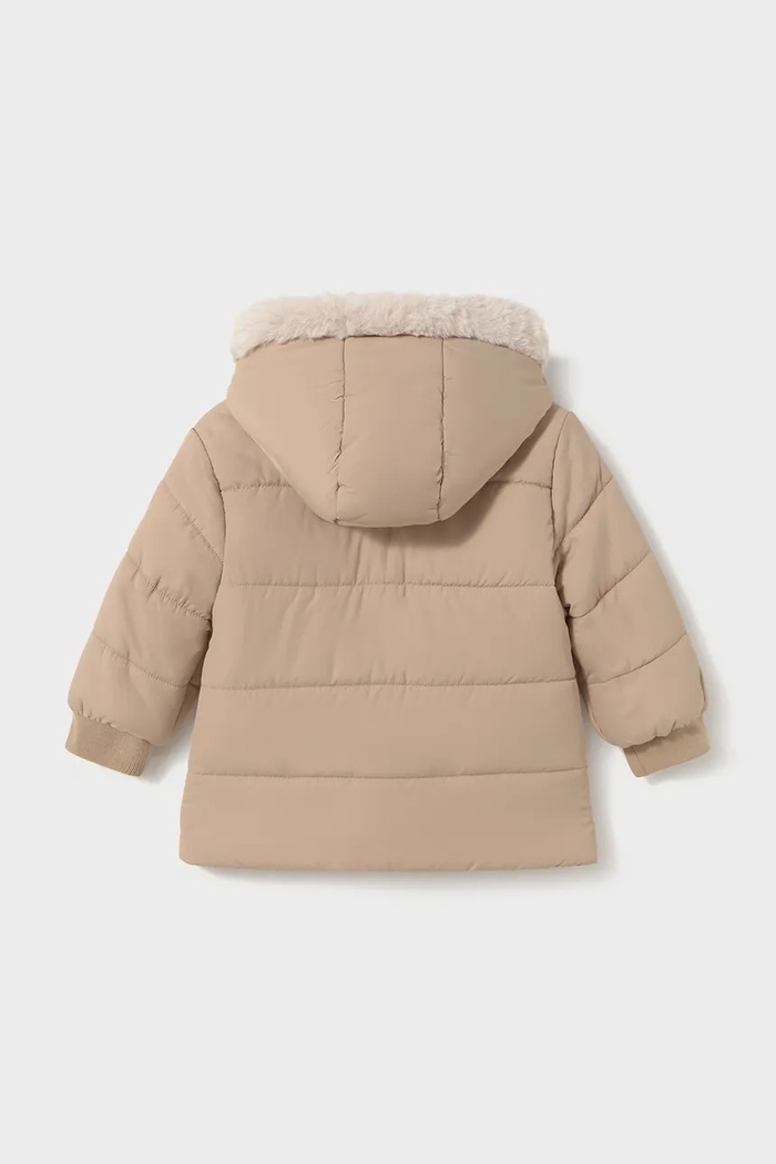 Mayoral стьобана куртка дитяча 2423.3E.Baby.9BY2 бежевий AW26