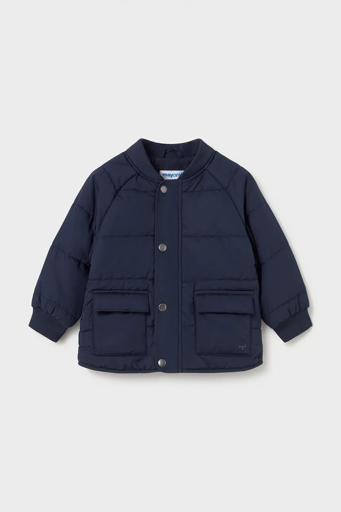 Mayoral Μπουφάν bomber παιδικό σκούρο μπλε 2422.3C.Baby.9BY2