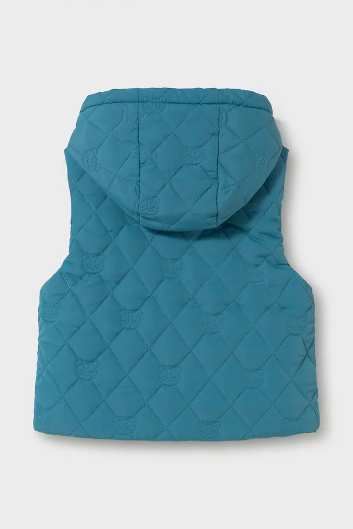 Mayoral безрукавка с капюшоном для детей 2379.3E.Baby.9BY2 голубой AW26