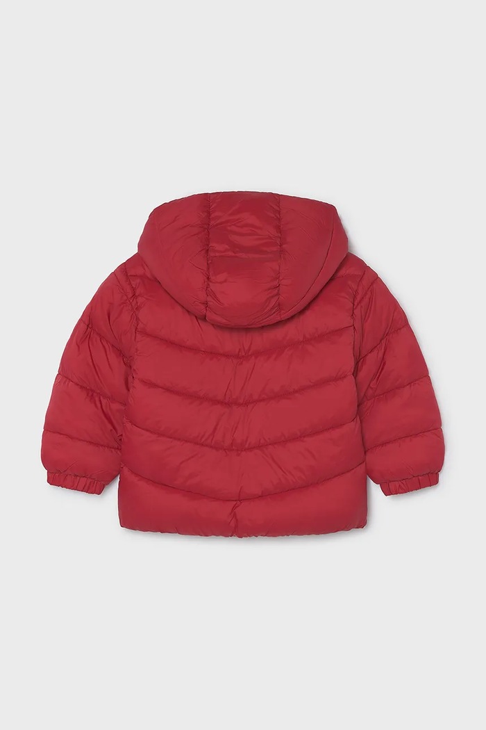 Mayoral Prošívaná bunda dětská 412.5B.Mini.9BY2 červená AW26