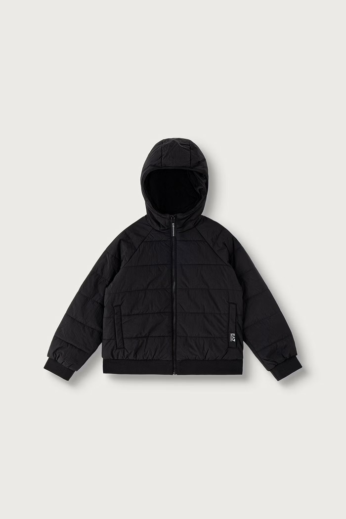 EA7 Emporio Armani Kurtka przejściowa dziecięca czarny 7B000403.AF15951