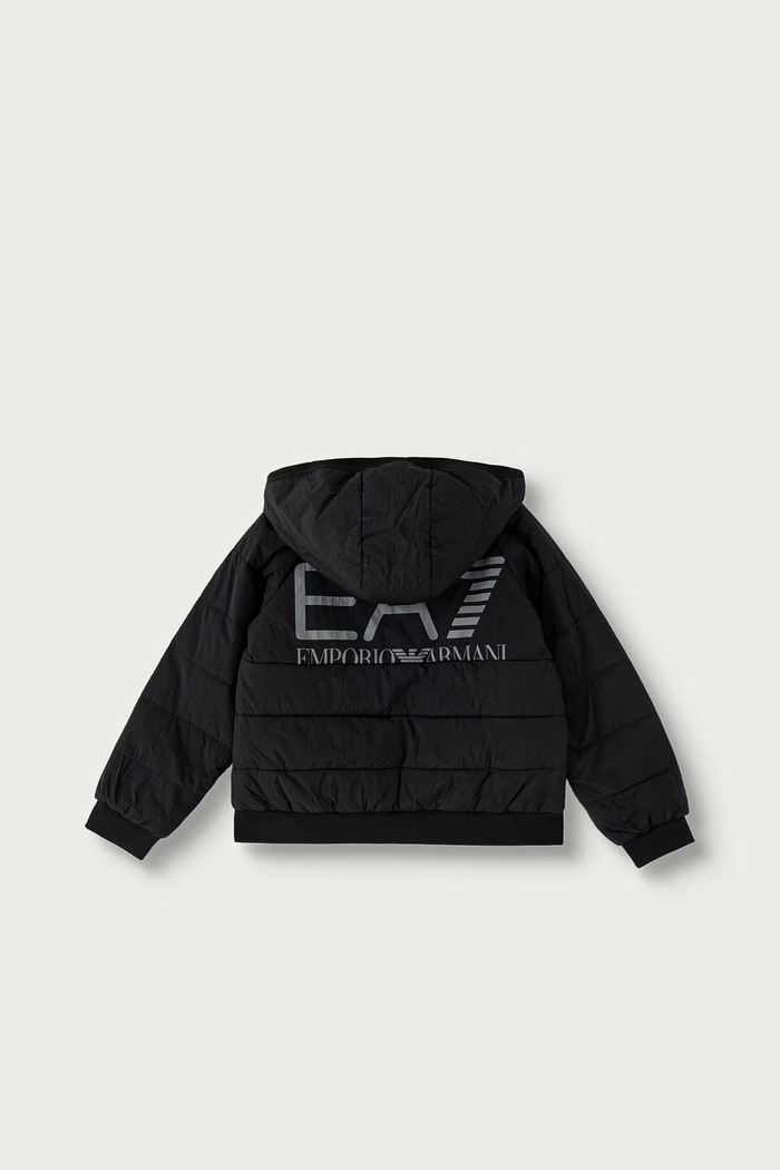 EA7 Emporio Armani Kurtka przejściowa dziecięca 7B000403.AF15951 czarny AW26