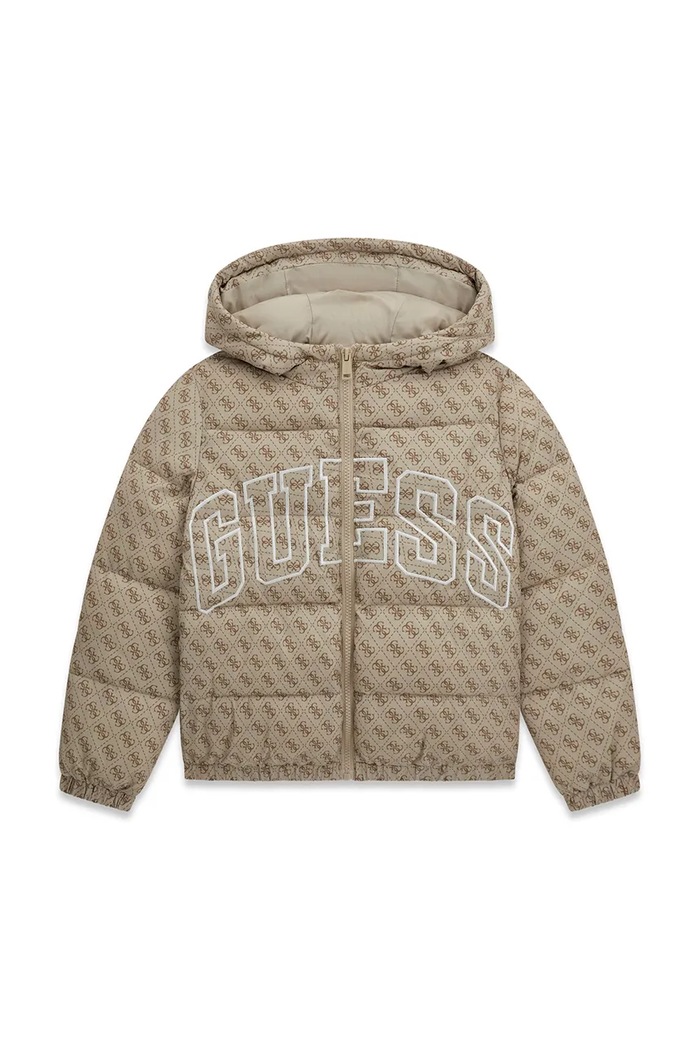 Guess kurtka pikowana dziecięca beżowy L6YL09.W2670.9BY2