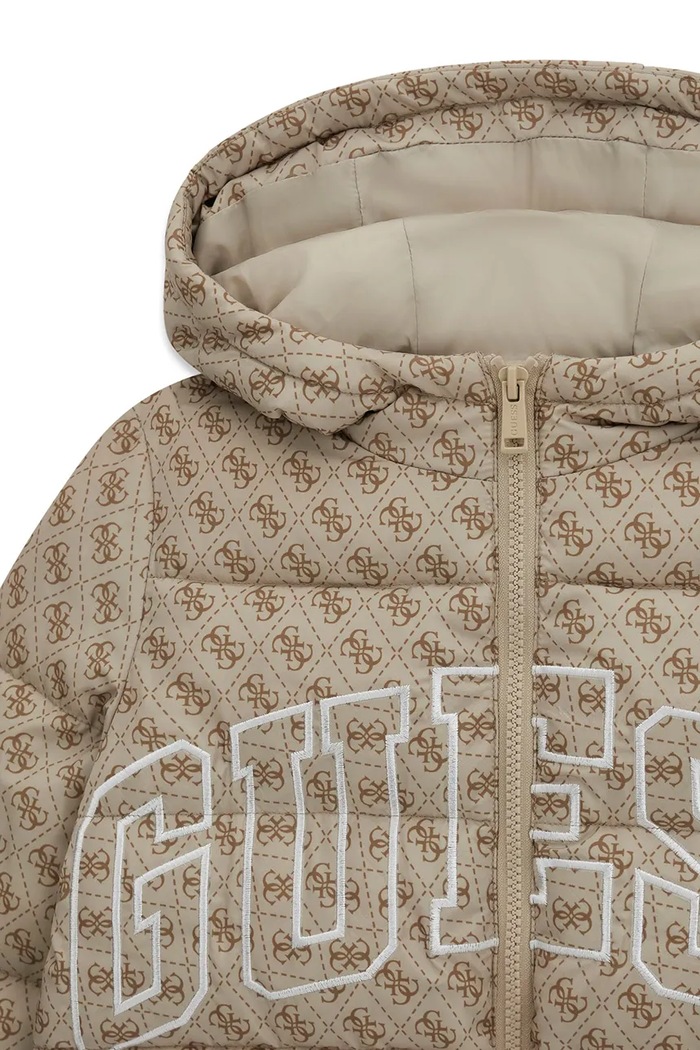 Chłopiec Guess kurtka pikowana dziecięca L6YL09.W2670.9BY2 beżowy