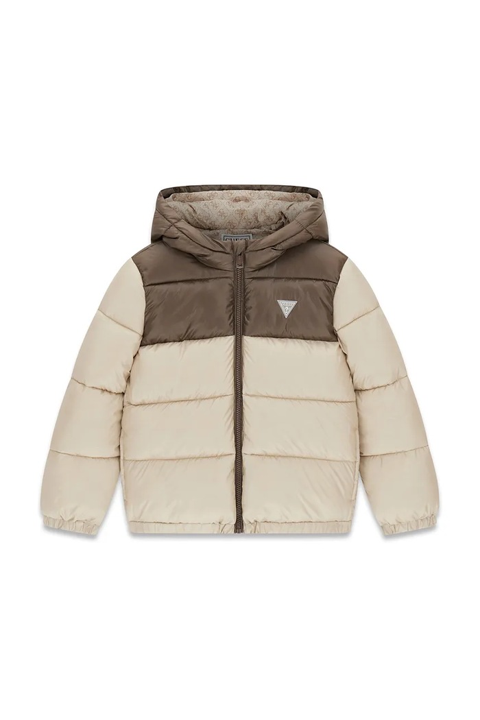 Guess kurtka pikowana dziecięca beżowy L6YL01.W2655.9BY2