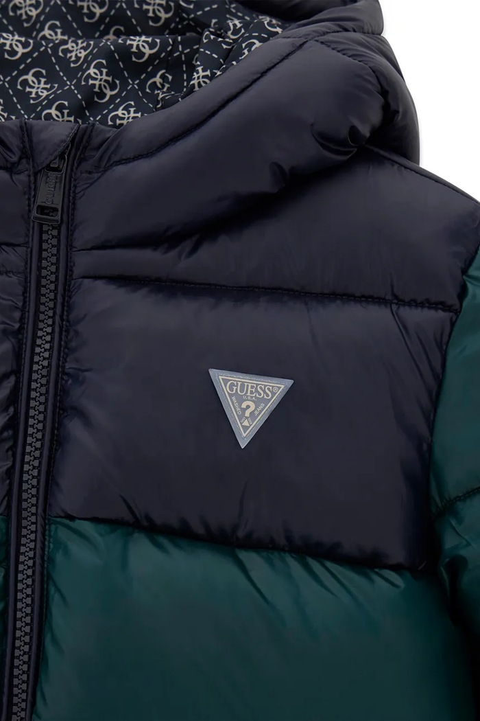 Chłopiec Guess kurtka pikowana dziecięca L6YL01.W2655.9BY2 zielony