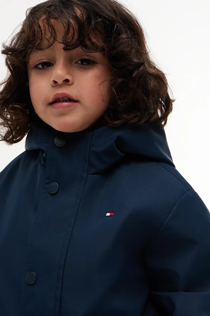 Tommy Hilfiger kurtka przejściowa dziecięca granatowy KS0KS00775.80.122.9BY2
