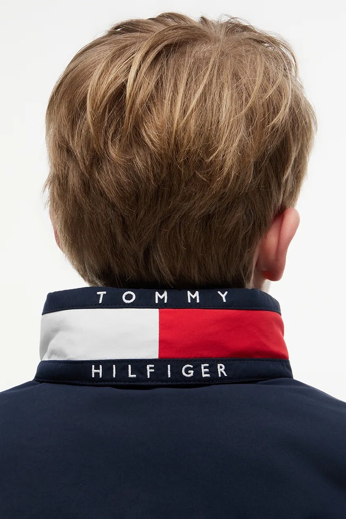 Tommy Hilfiger kurtka przejściowa dziecięca granatowy KB0KB10451.116.122.9BY2