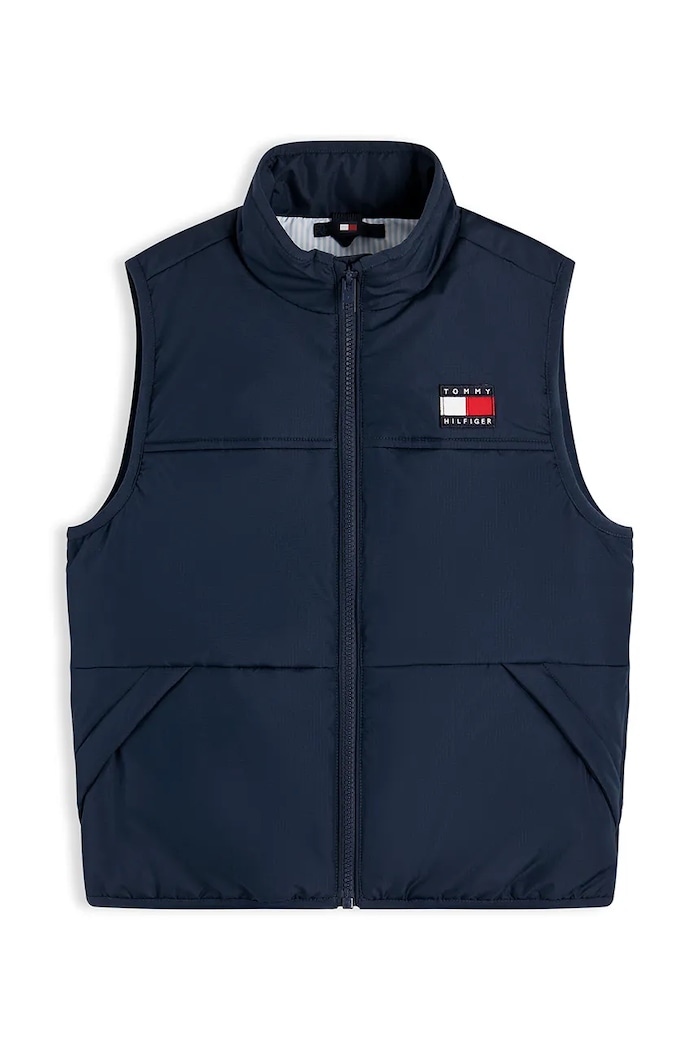 Tommy Hilfiger vestă pentru copii KB0KB10532.128.176.9BY2 bleumarin AW26