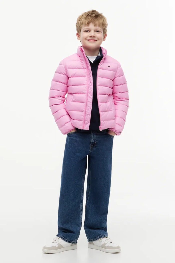 Tommy Hilfiger kurtka puchowa dziecięca KS0KS00652.128.176.9BY2