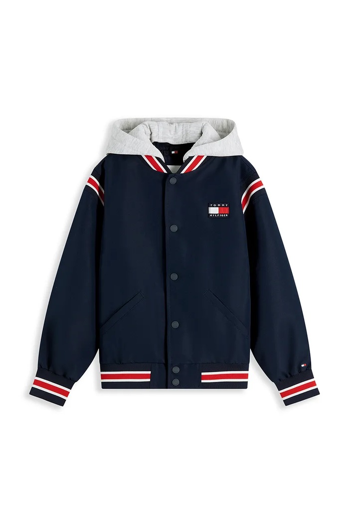 Tommy Hilfiger bomberka dziecięca KB0KB10571.128.176.9BY2 granatowy AW26
