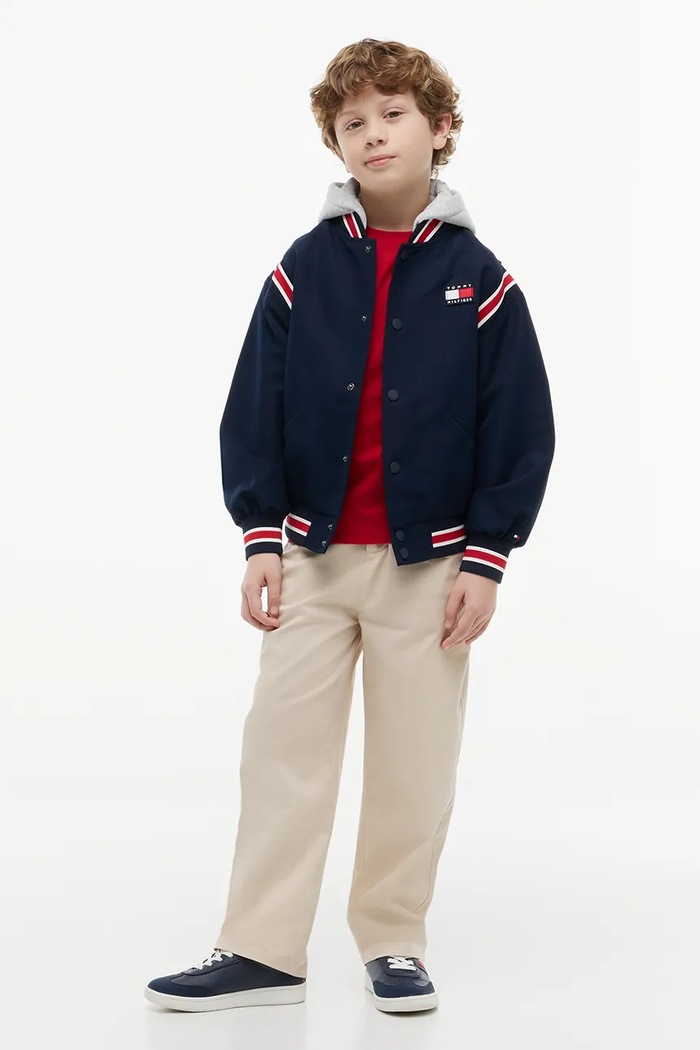 Tommy Hilfiger bomberka dziecięca granatowy KB0KB10571.128.176.9BY2