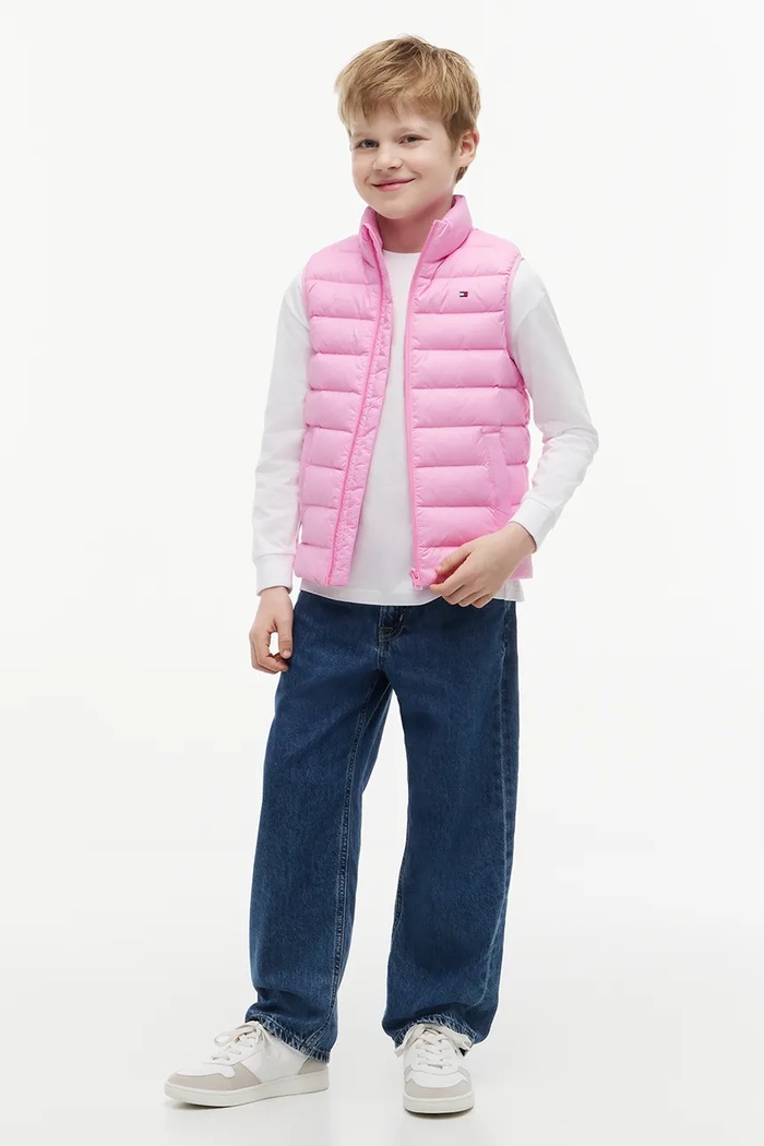 Tommy Hilfiger bezrękawnik puchowy dziecięcy KS0KS00755.128.176.9BY2