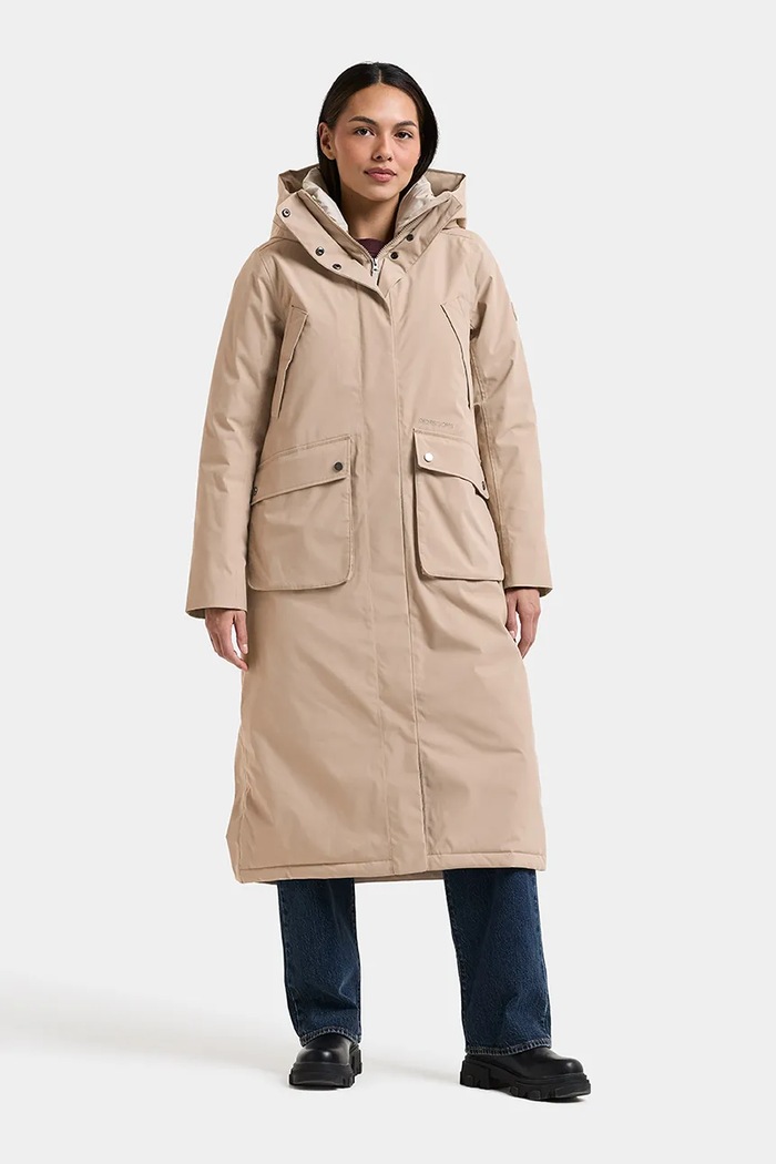 Didriksons Parka dziecięca MELODY 506285 beżowy AW26