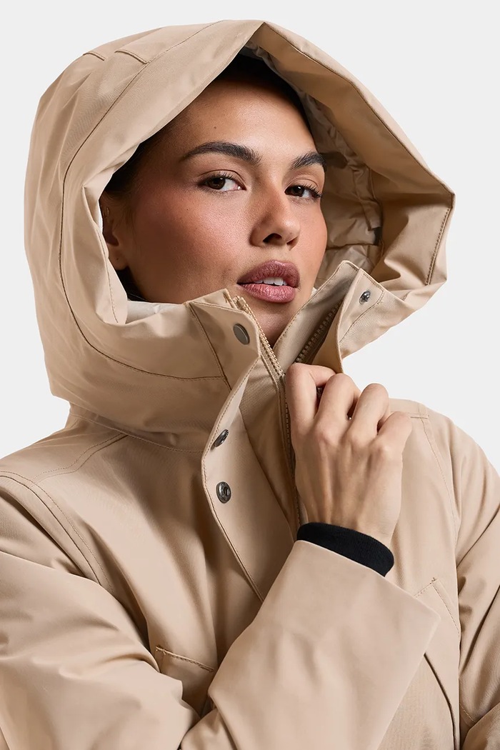 Parka dziecięca MELODY Didriksons beżowy 506285