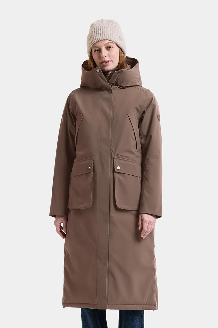 Didriksons Parka dziecięca MELODY brązowy 506285