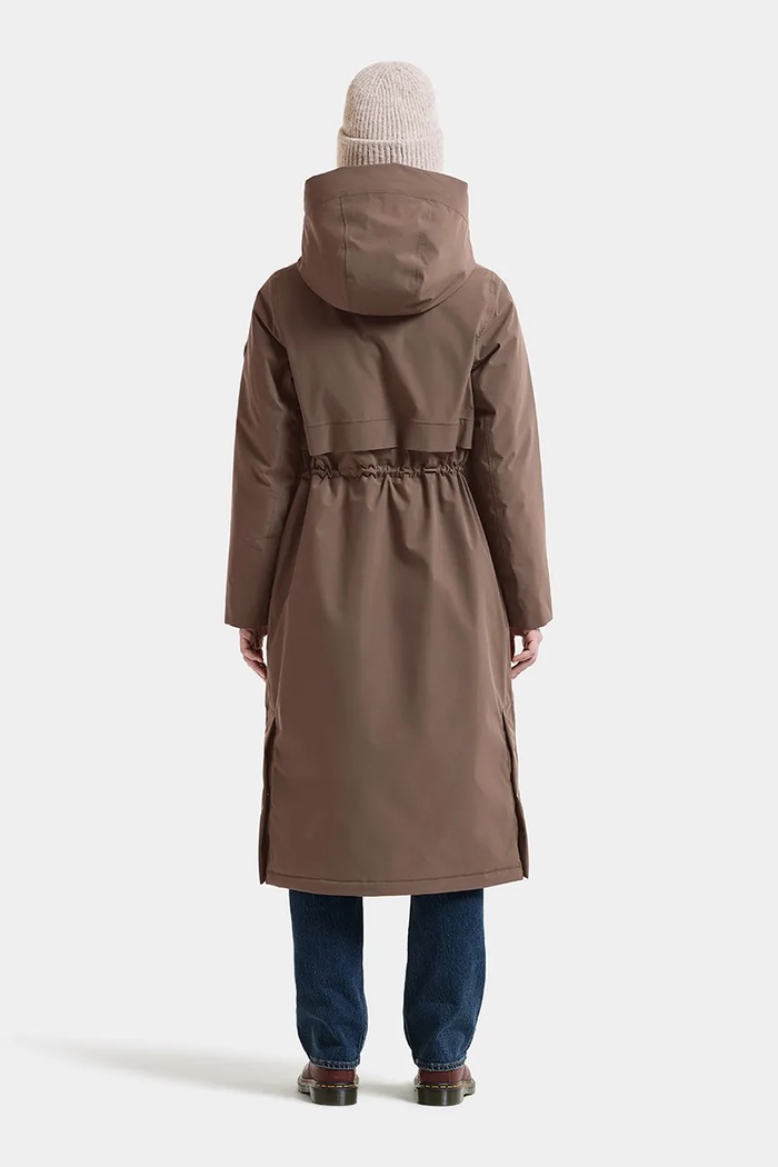 Odzież Didriksons Parka dziecięca MELODY 506285 brązowy