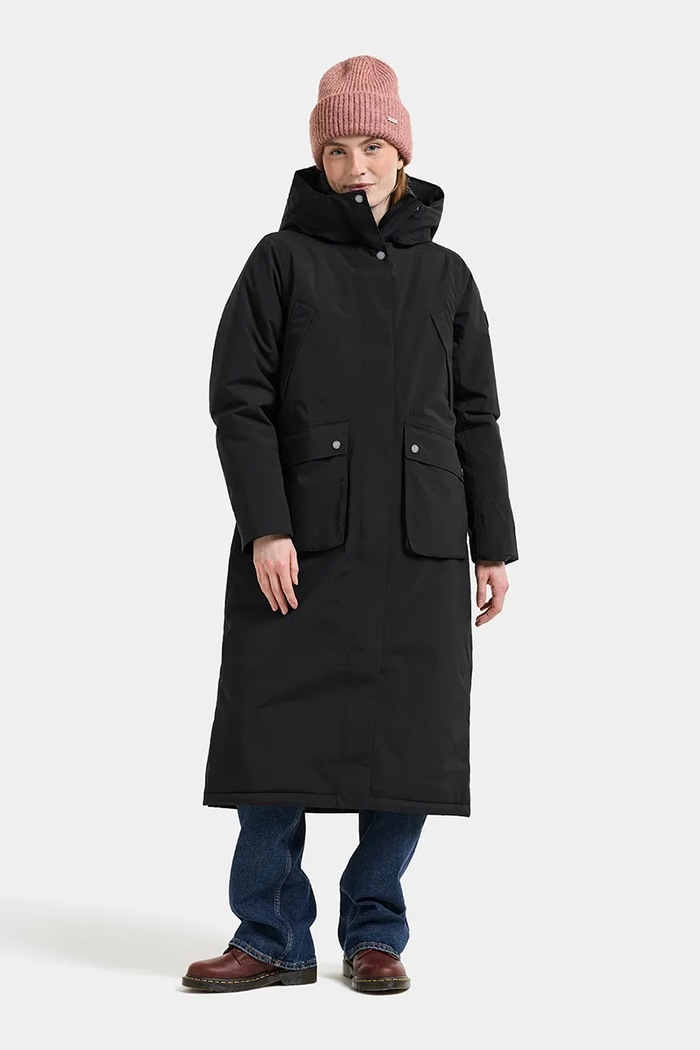 Didriksons Parka dziecięca MELODY 506285 czarny AW26