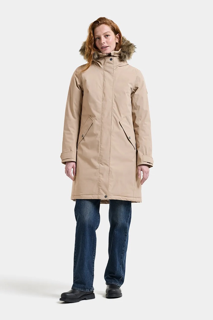 Didriksons Kurtka damska ERNA 506281 beżowy AW26