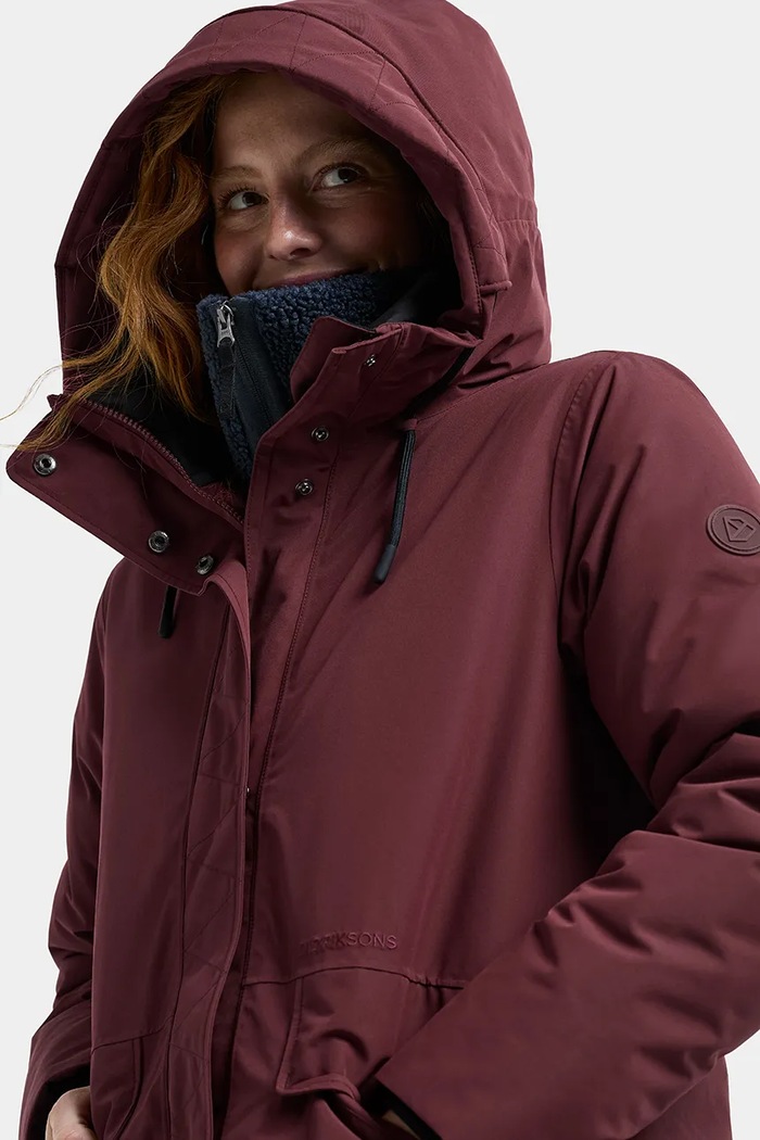Parka dziecięca LILIAN Didriksons 506347 bordowy
