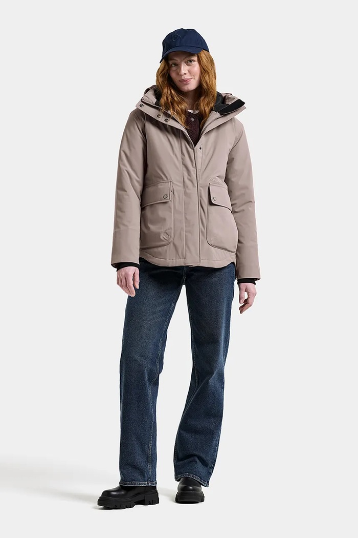Didriksons Kurtka dziecięca DANIELLA 506215 beżowy AW26