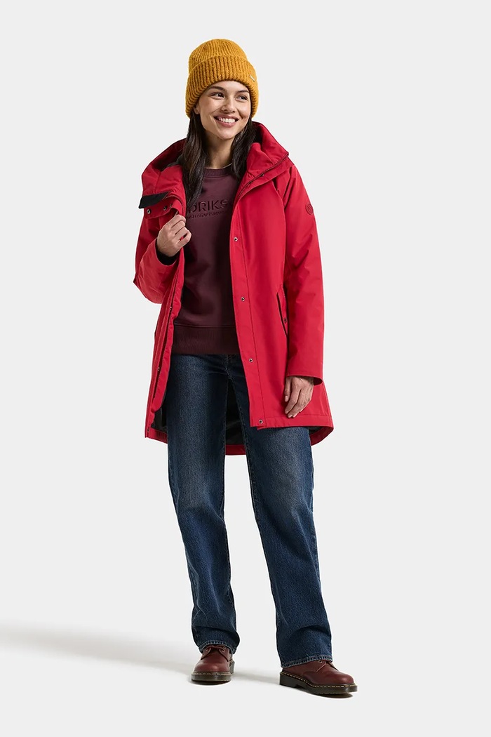 Didriksons Kurtka damska ALANA 506279 czerwony AW26