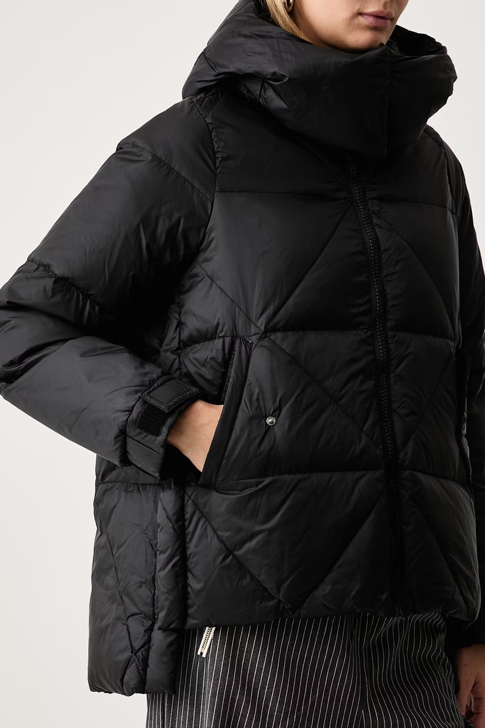 Kurtka puchowa damska Haveone KCT.R014 czarny