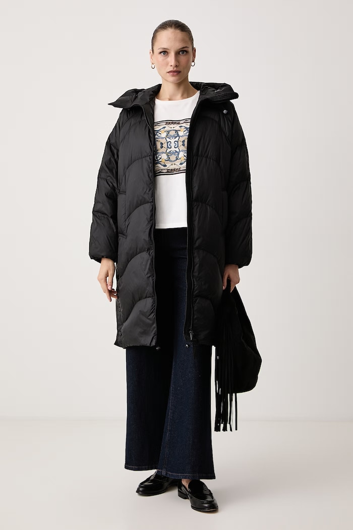 Haveone Kurtka puchowa damska KCT.R021 czarny AW26